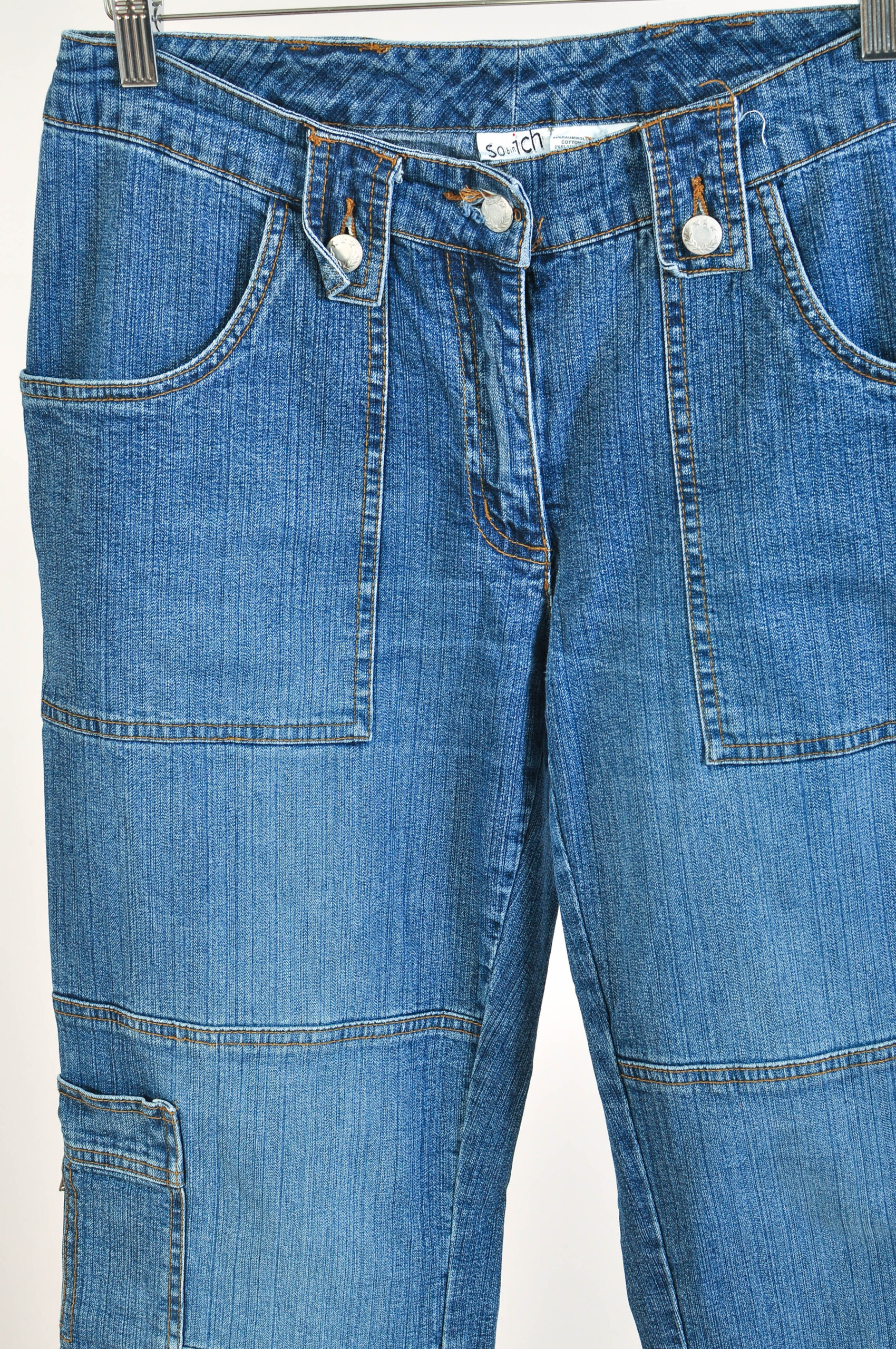 Vintage Y2K Cargo Jeans – L Relaxed Fit - Image 4