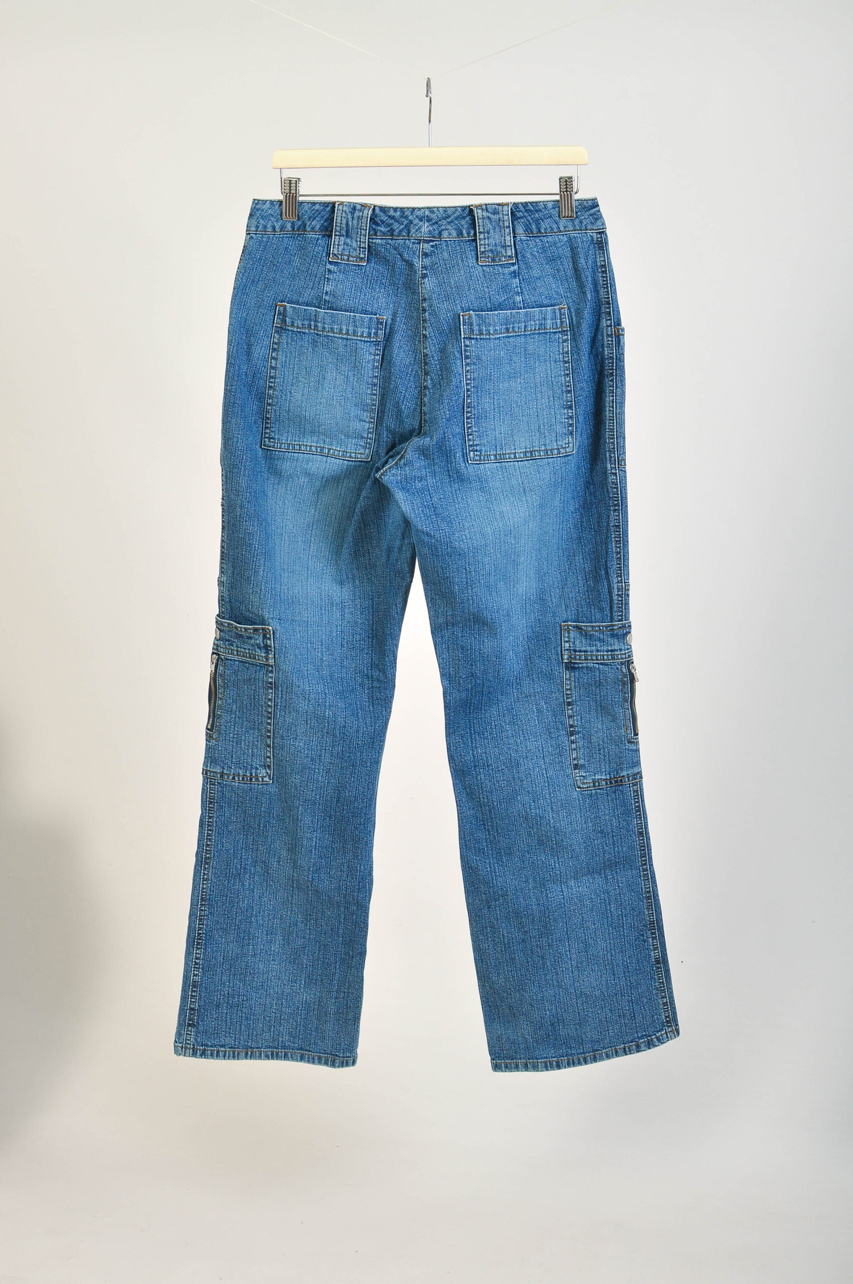 Vintage Y2K Cargo Jeans – L Relaxed Fit - Image 5