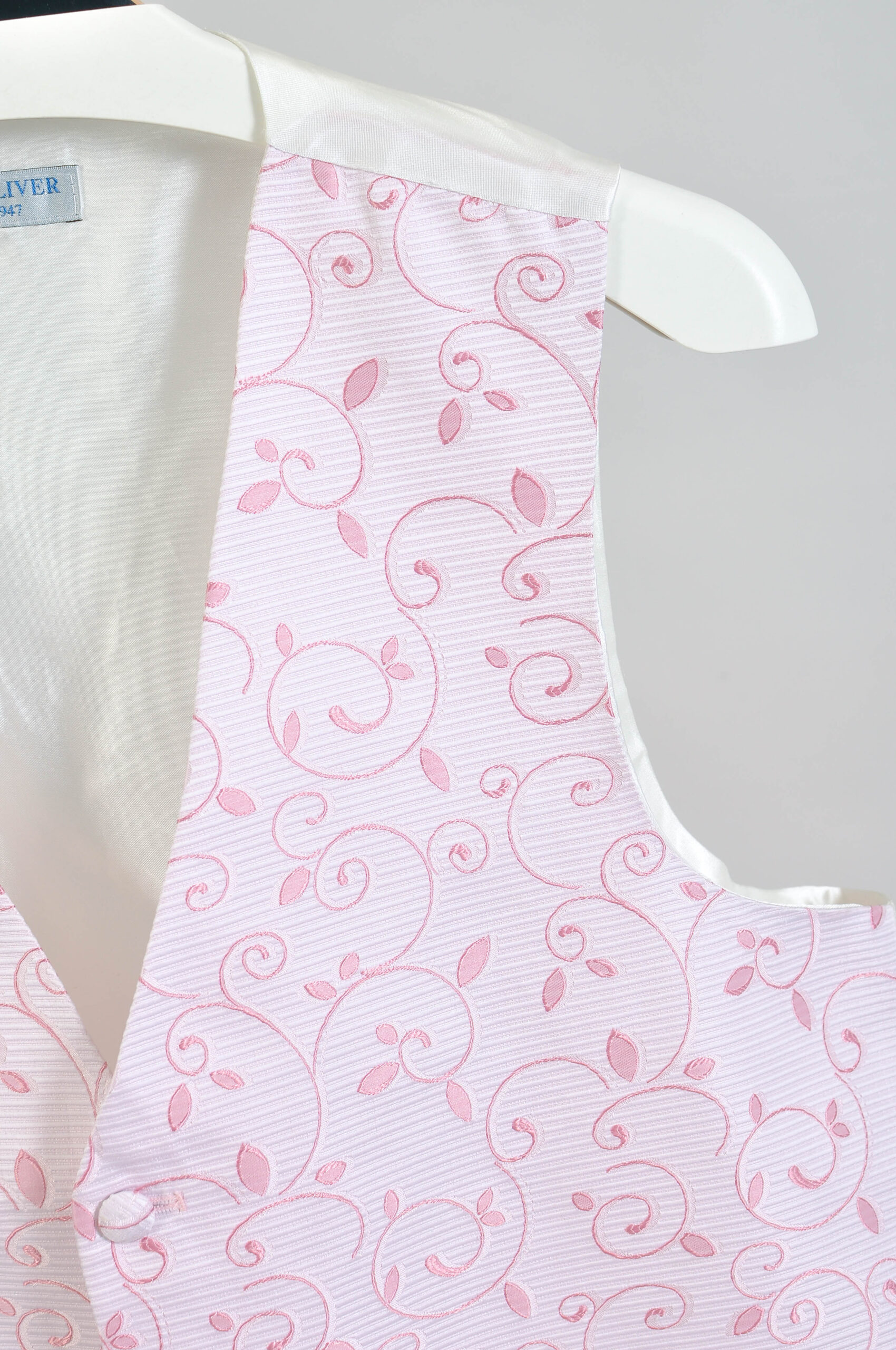 Vintage 00s Davis & Oliver Light Pink Vest – M - Image 3