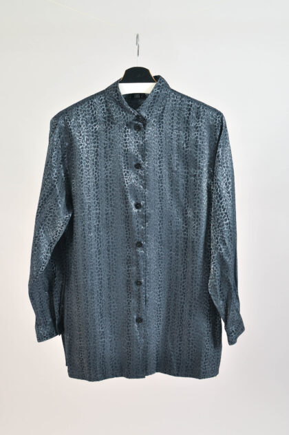 Vintage 90s Stars Silver Shirt – Size 38