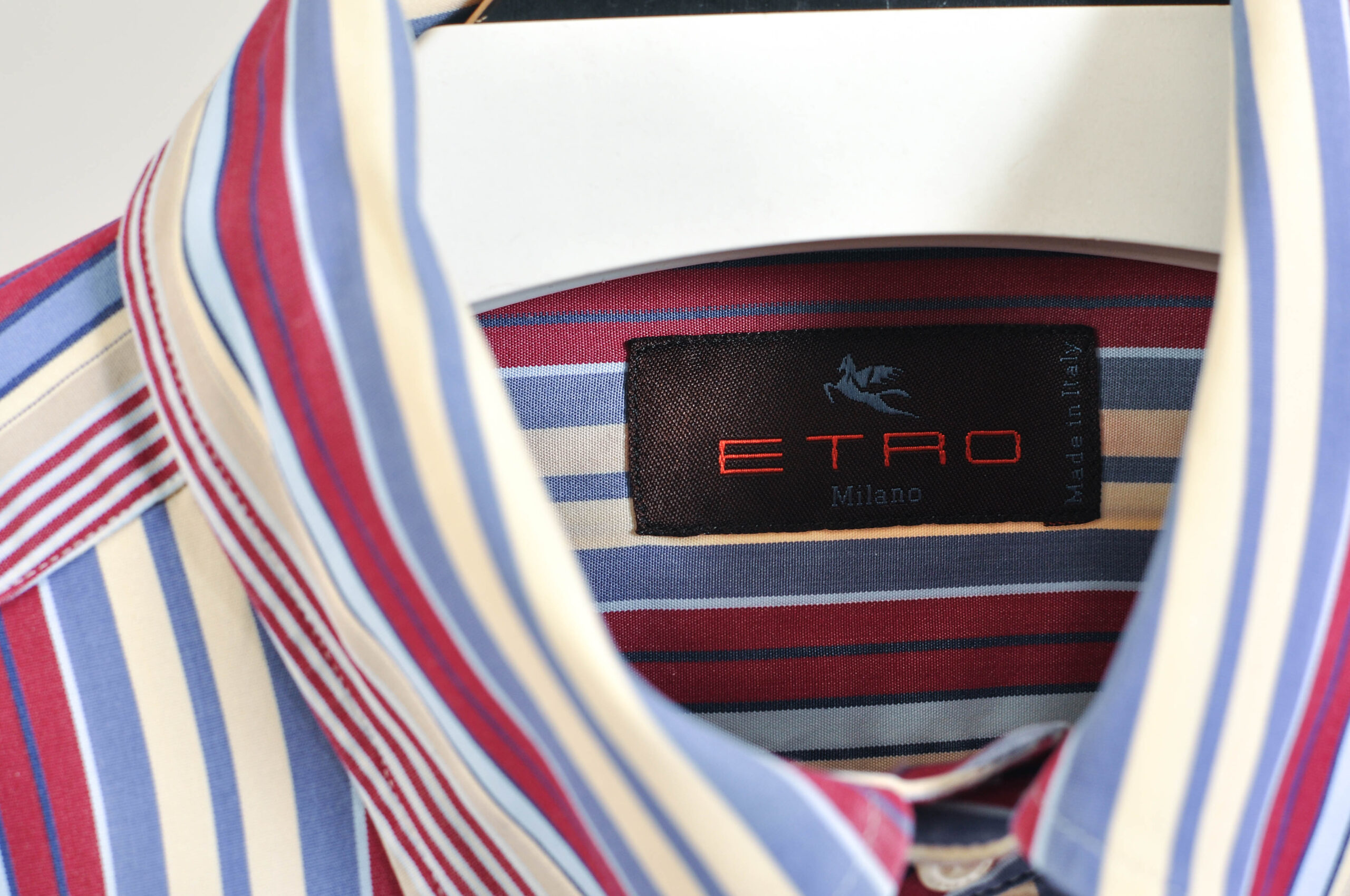 Vintage 00s Etro Striped Shirt – XL - Image 4