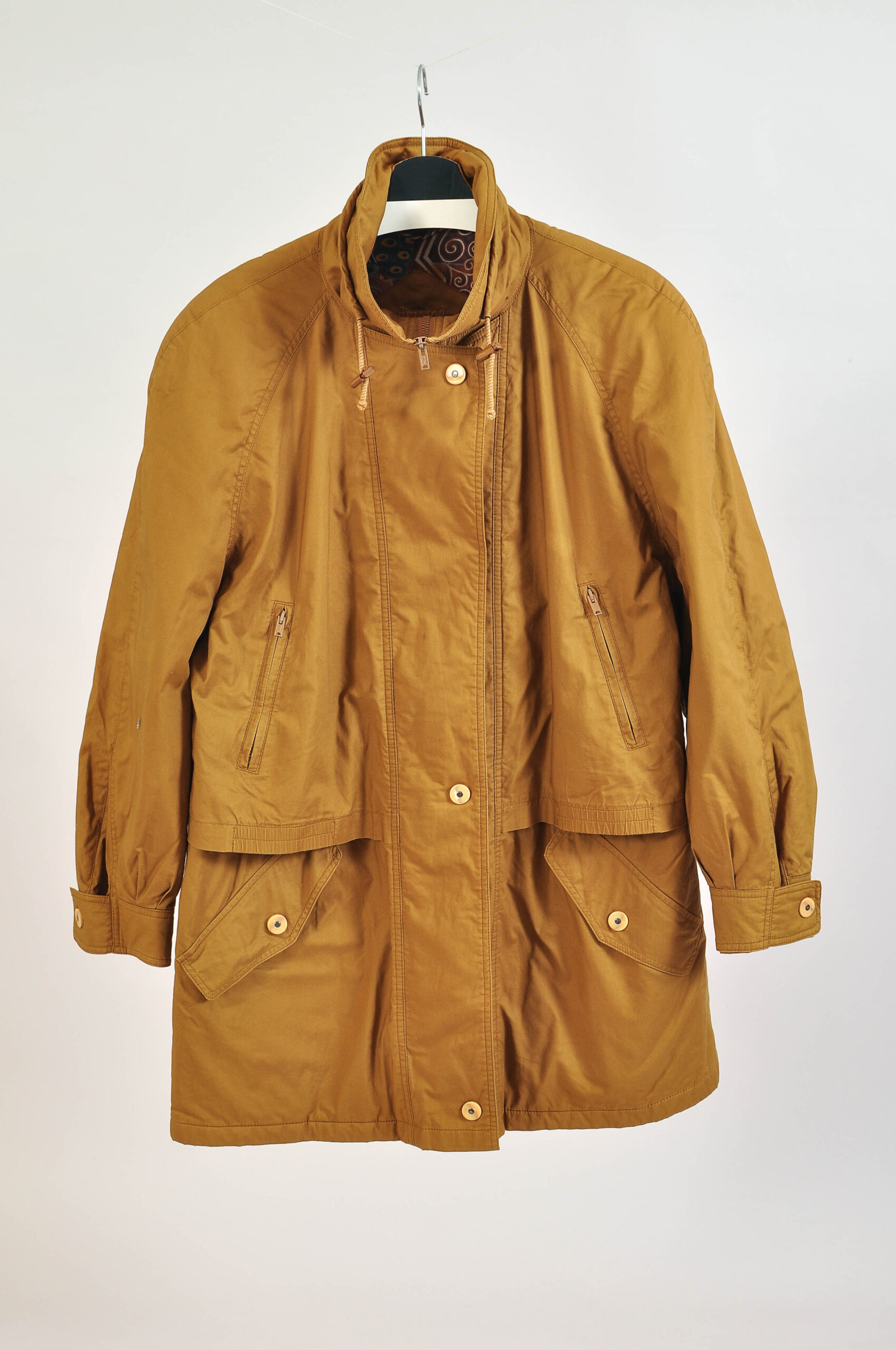 Vintage 90s Delmod Brown Parka Jacket – M/L