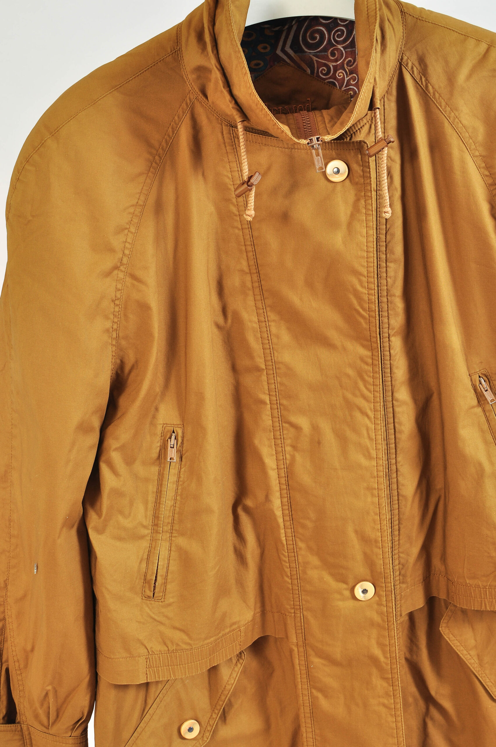 Vintage 90s Delmod Brown Parka Jacket – M/L - Image 3