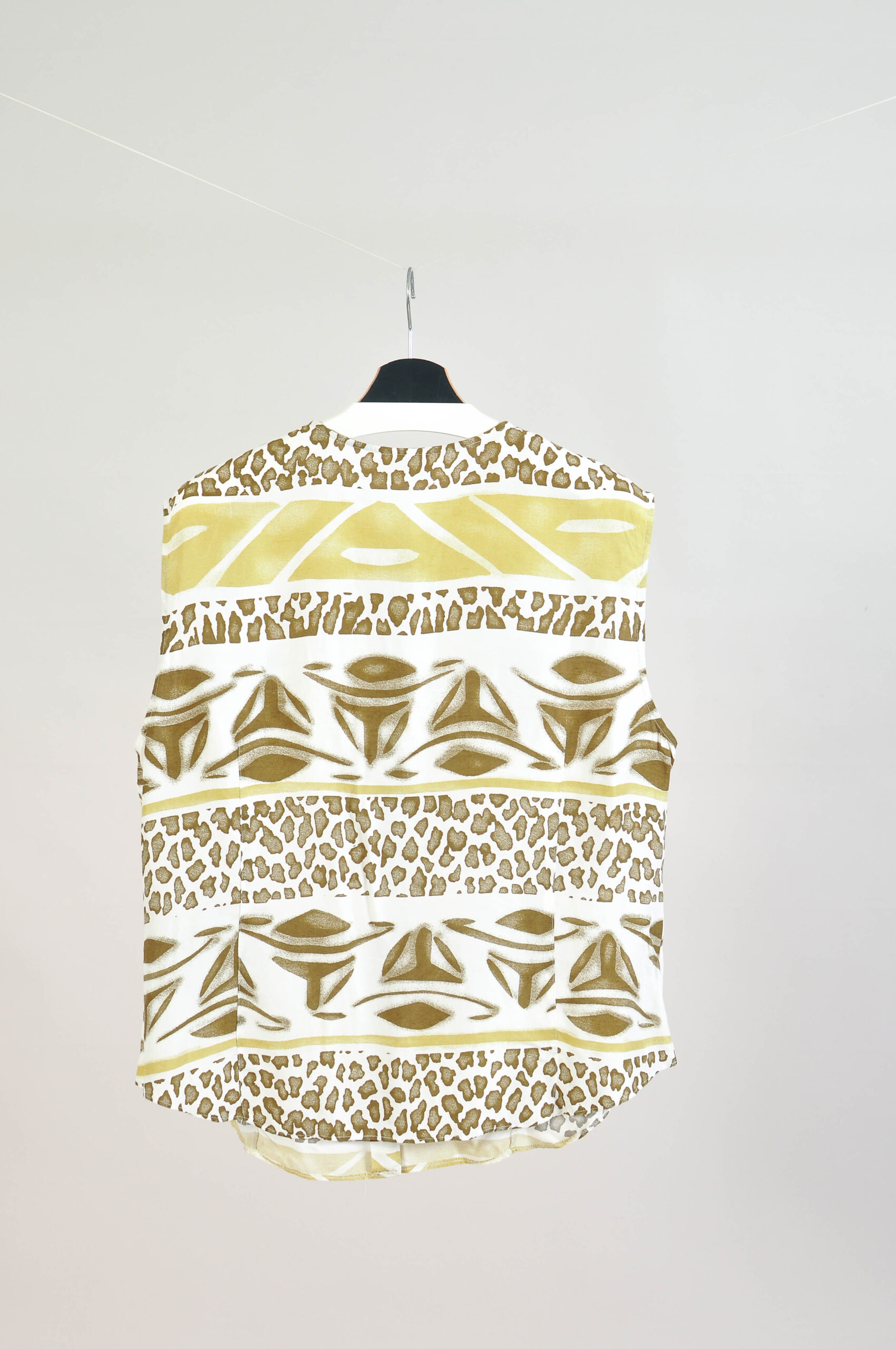 Vintage 90s Stenau Collections Abstract Print Blouse – XXL - Image 6