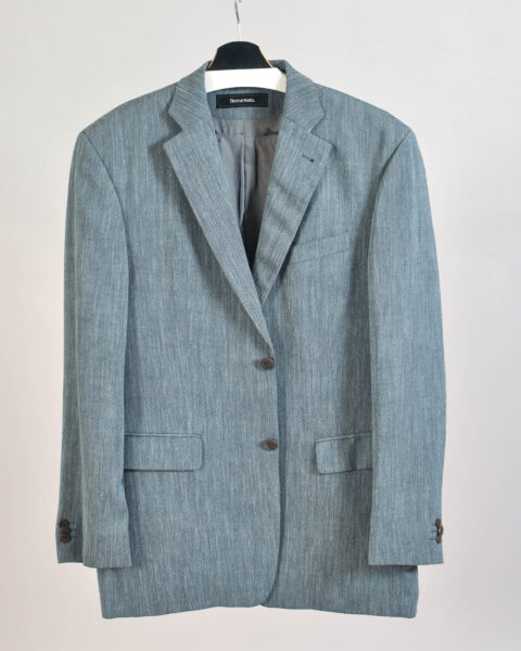 Vintage 00s Benvenuto Grey Blazer Jacket – XL