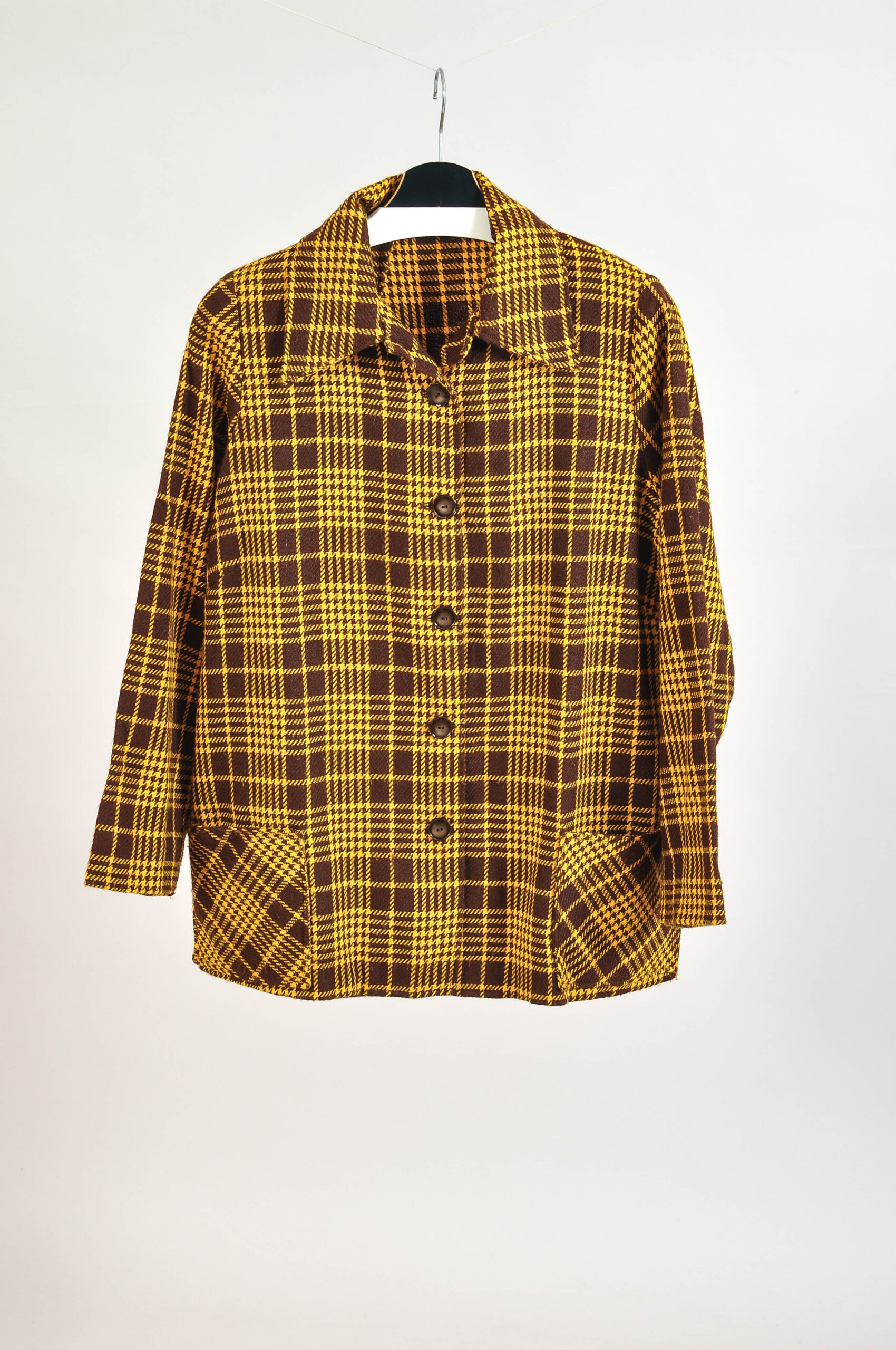 Vintage 90s Checkered Jacket – L/XL