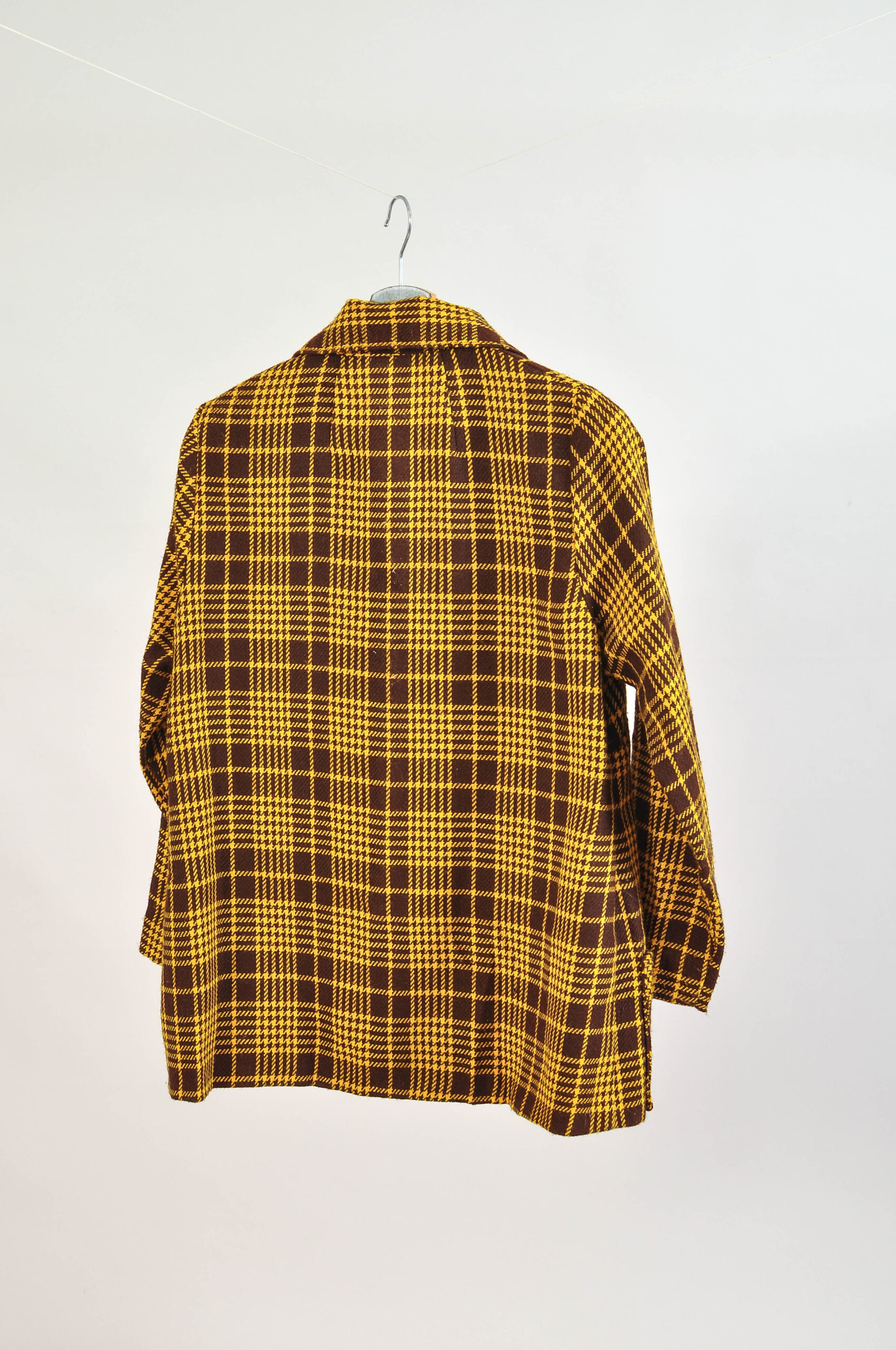 Vintage 90s Checkered Jacket – L/XL - Image 4