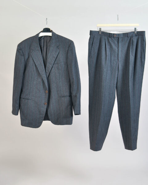 Vintage 00s Massimo datti Roma Loro Piana Wool Suit – XL