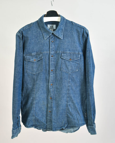 Vintage 00s Armani Exchange Denim Shirt – L
