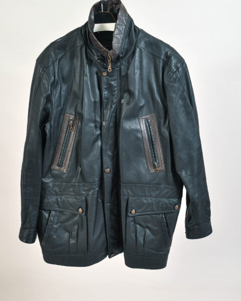 Vintage 90s JCC Real Leather Parka Jacket – XXL