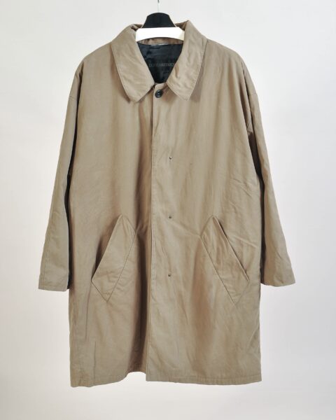 Vintage 00s  Beige Maxi Mac Coat – 3XL