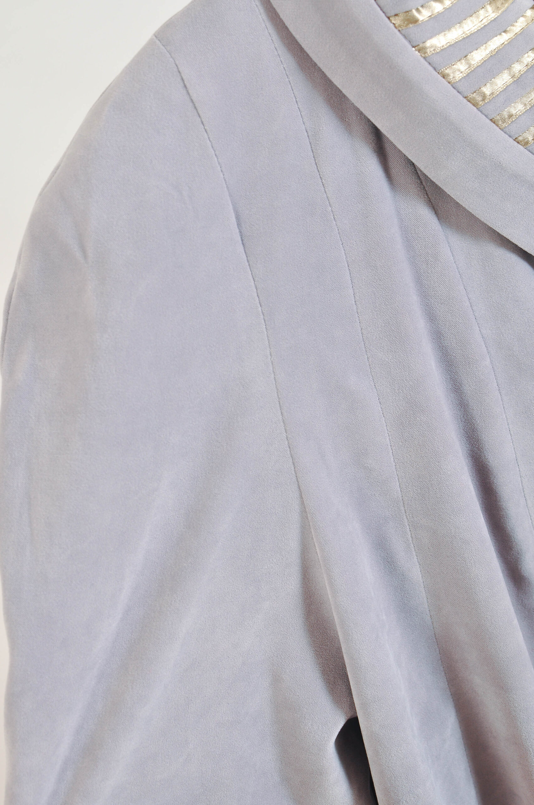 Vintage 90s Grey A-Line Coat – L - Image 4