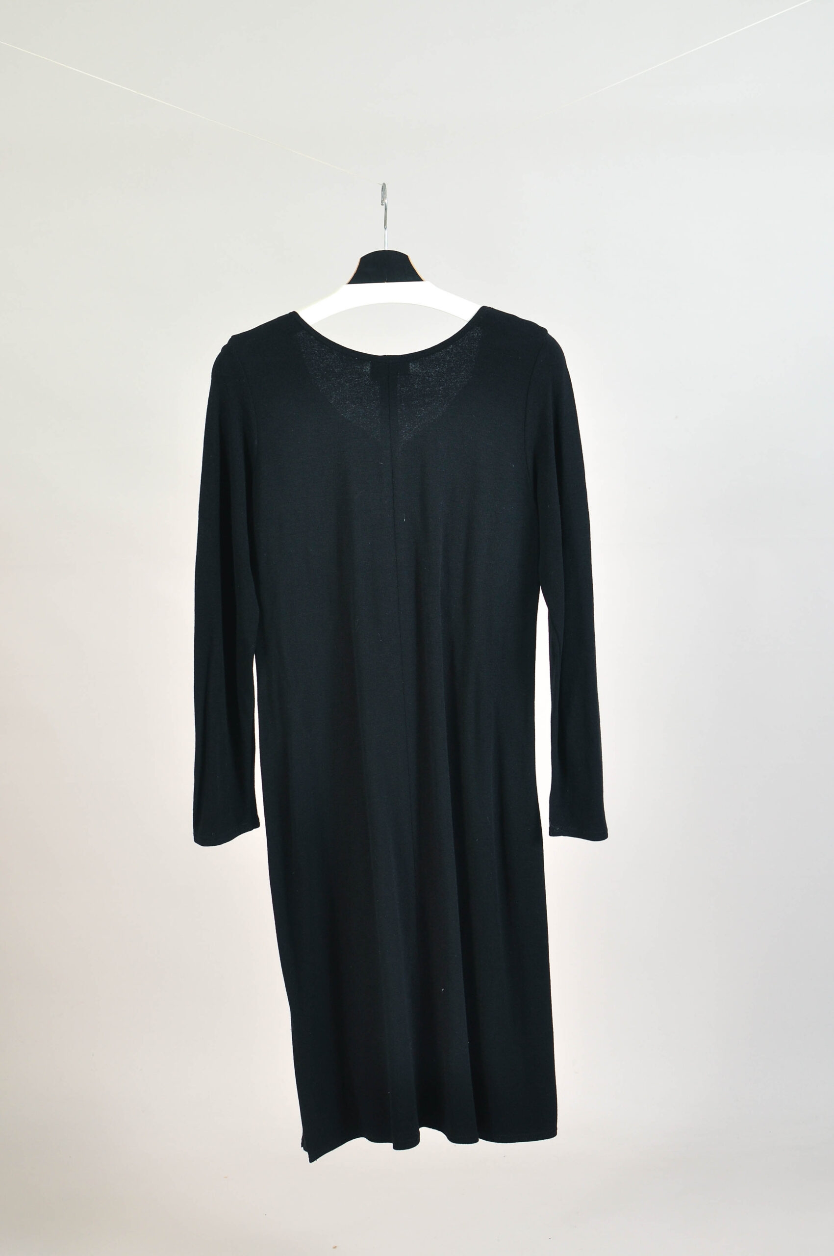 Vintage 90s Black Midi Dress – L - Image 5