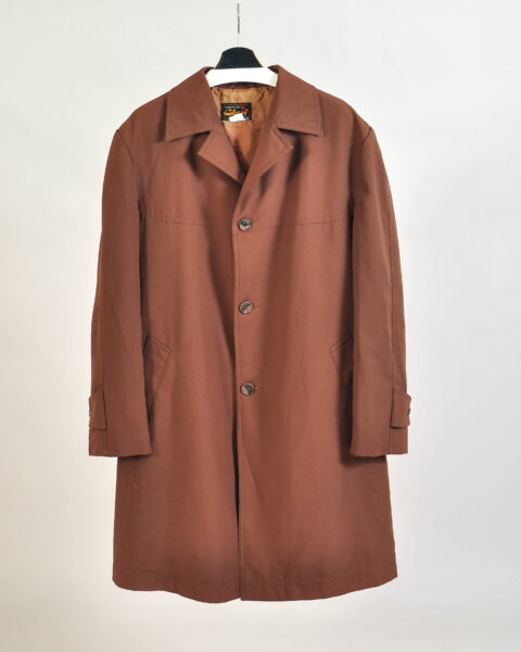 Vintage 80s Brown Maxi Blazer Coat – XXL