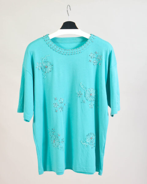 Vintage 80s Green T-Shirt – XL