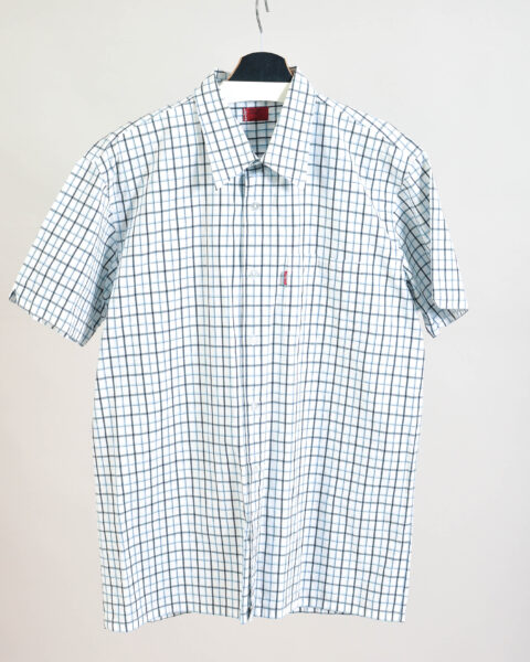 Vintage 00s Levi's Checkered Short Sleeve Shirt - L