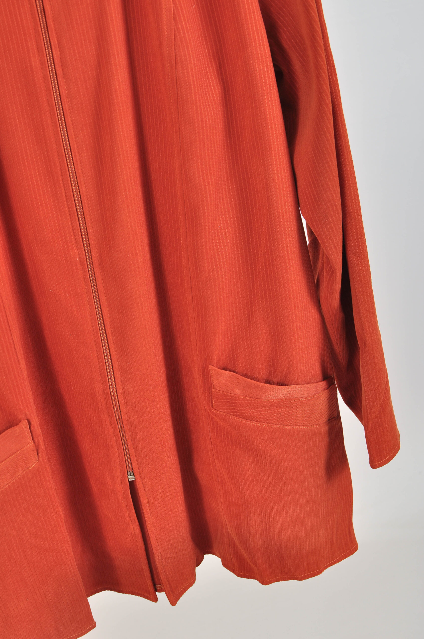Vintage 90s Dark Orange Jacket - XL - Image 3