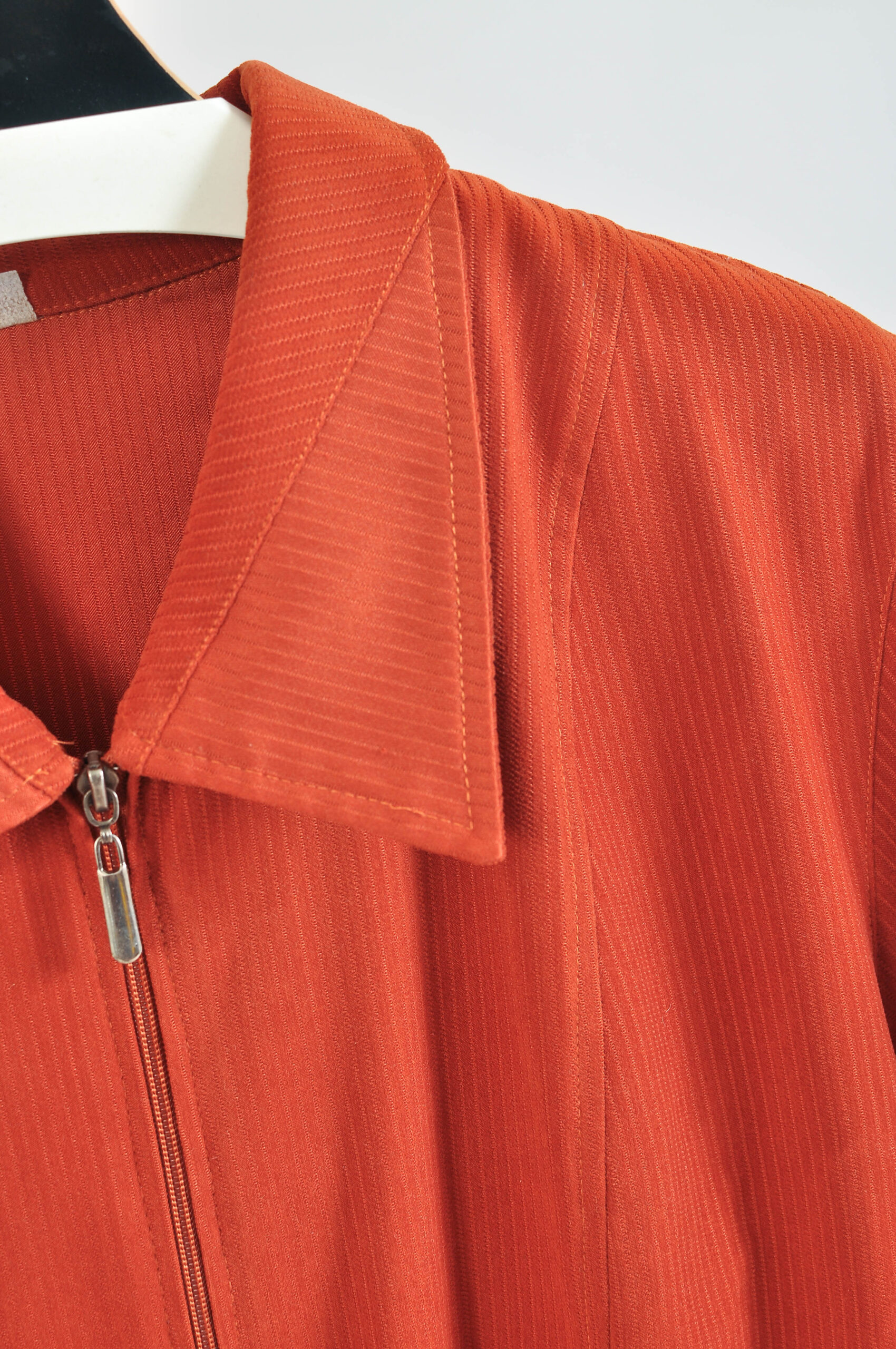 Vintage 90s Dark Orange Jacket - XL - Image 4