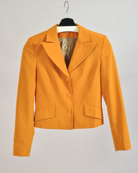 Vintage 00s Cropped Tailored Blazer Jacket - S