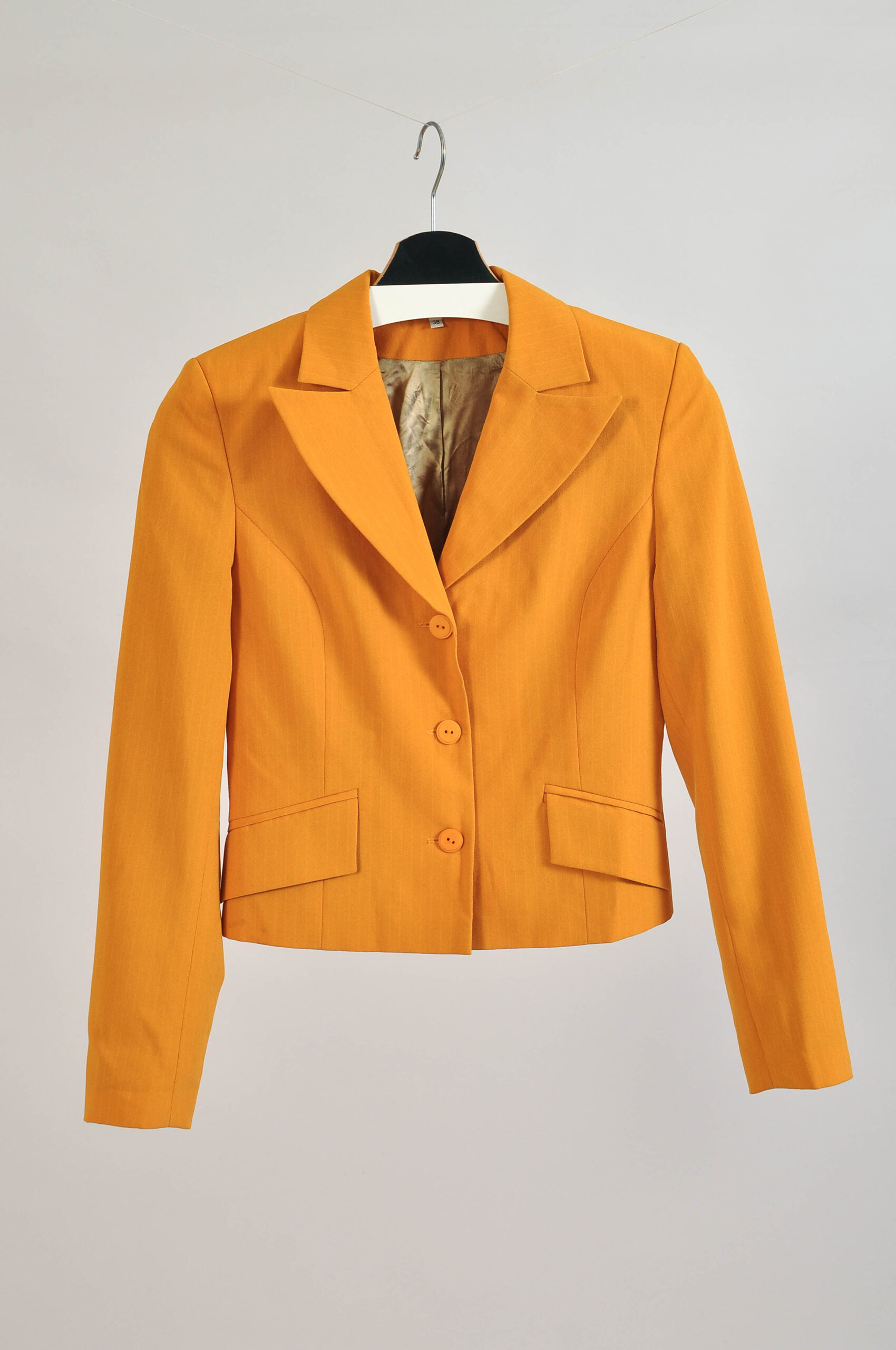 Vintage 00s Cropped Tailored Blazer Jacket - S