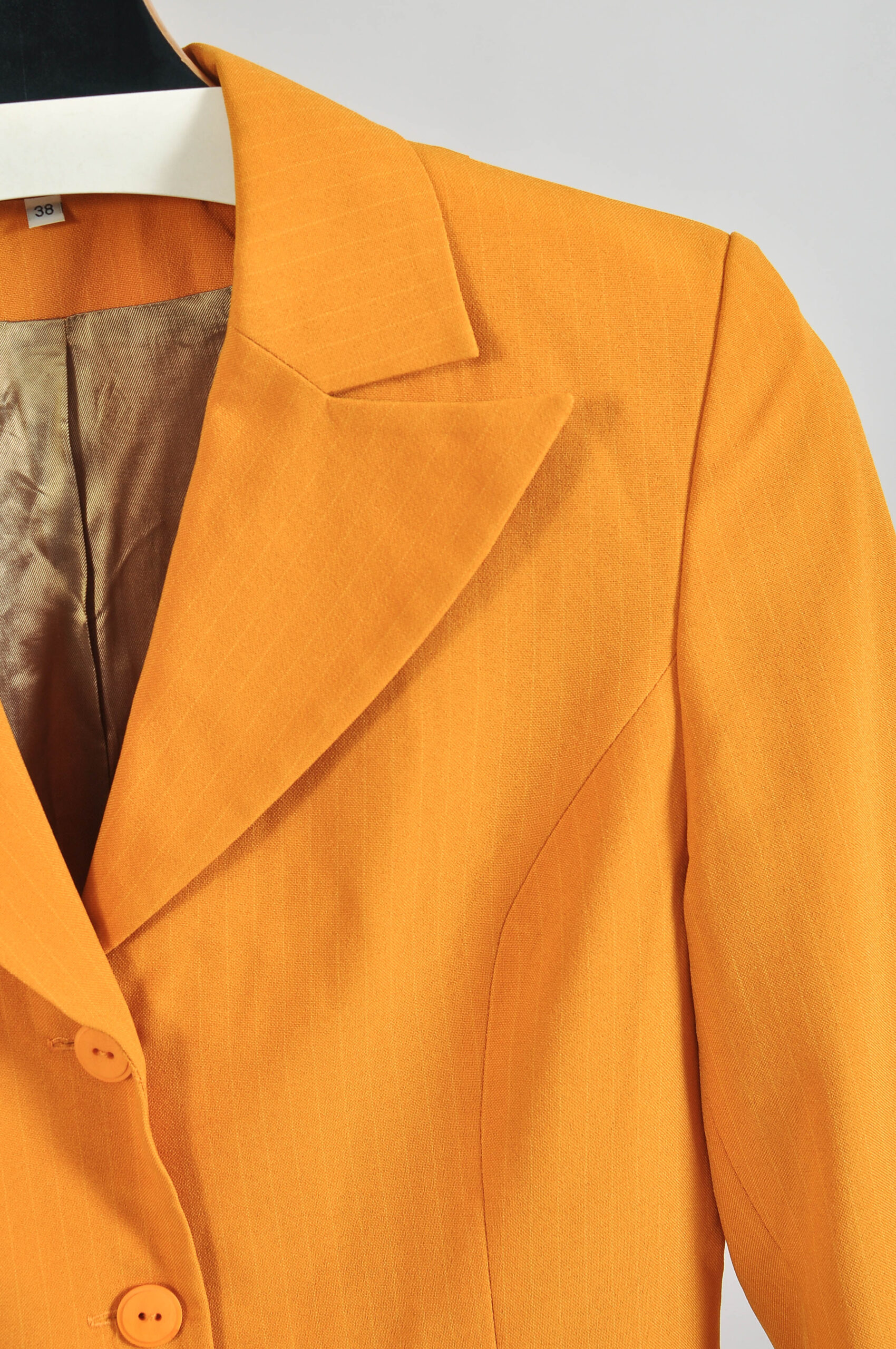 Vintage 00s Cropped Tailored Blazer Jacket - S - Image 3