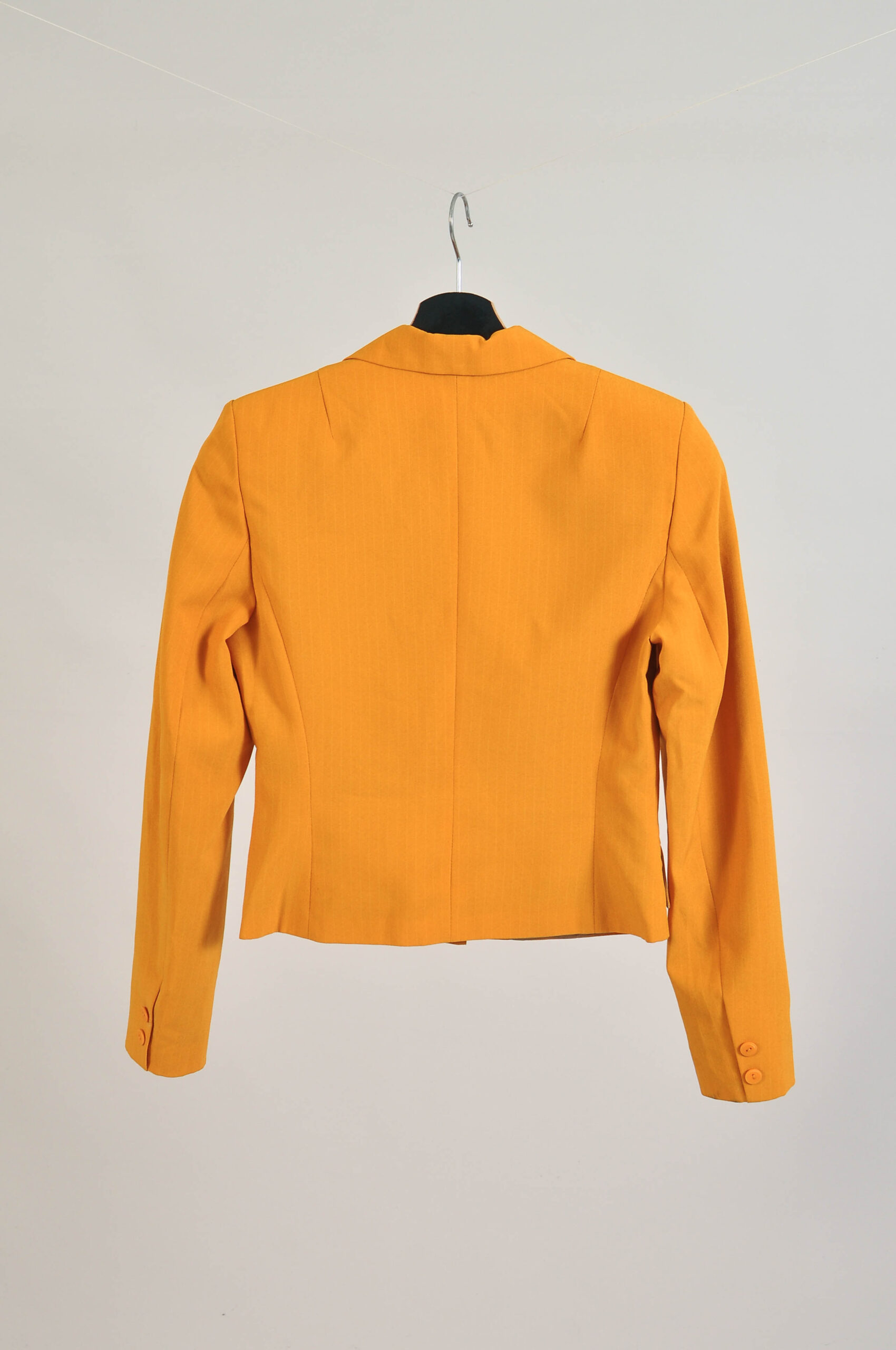 Vintage 00s Cropped Tailored Blazer Jacket - S - Image 4