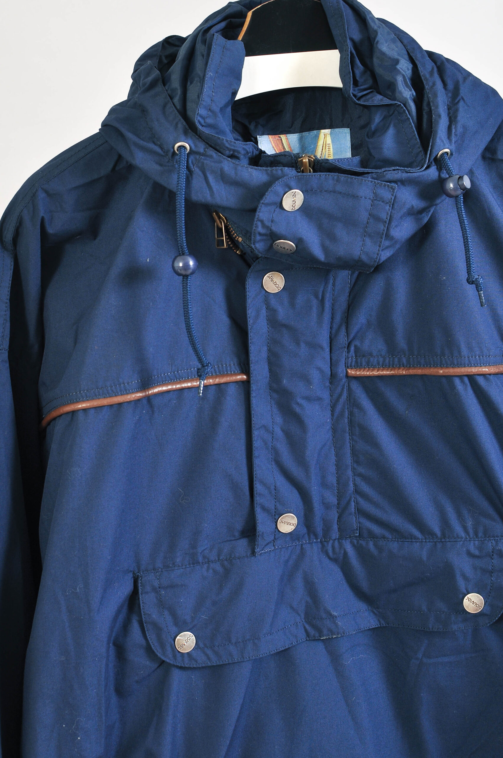 Vintage 90s Overhead Windbreaker pullover Jacket - XL - Image 3
