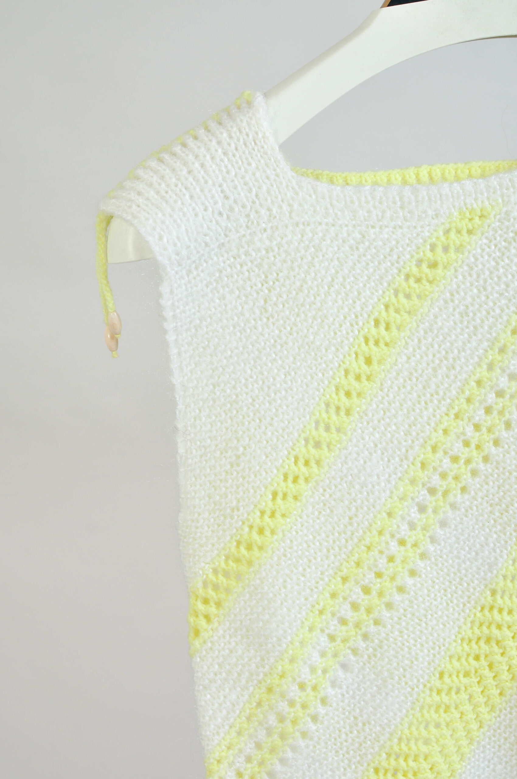 Vintage 90s Handmade Hand Knitted Top - M - Image 3