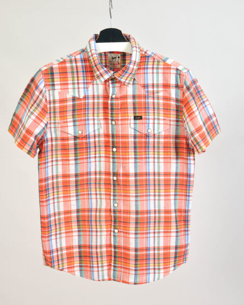 Vintage 00s Lee Checkered Button Up shirt - M