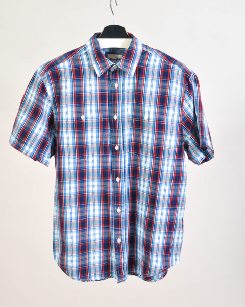 Vintage 00s Wrangler Checkered Button Up Shirt - S