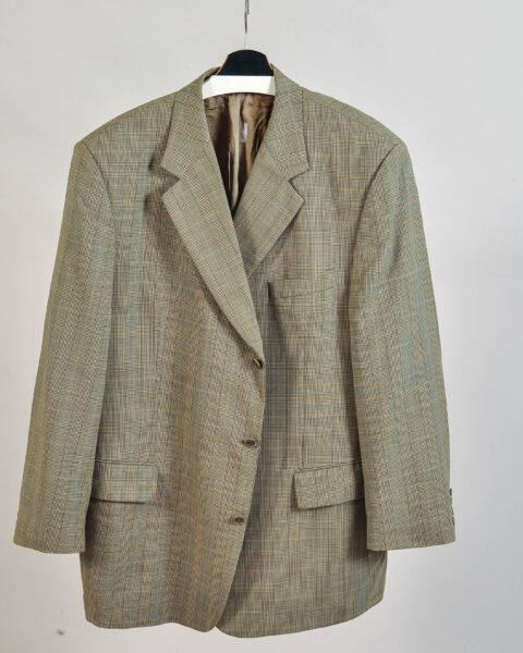 Vintage 90s Checkered Blazer Jacket - 3XL