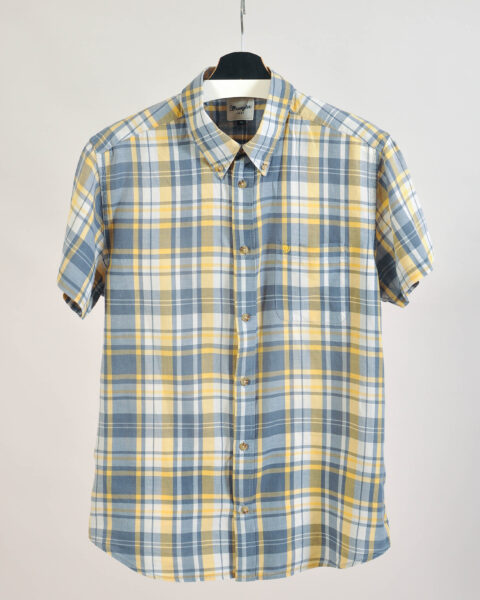 Vintage 00s Wrangler Checkered Shirt - XL