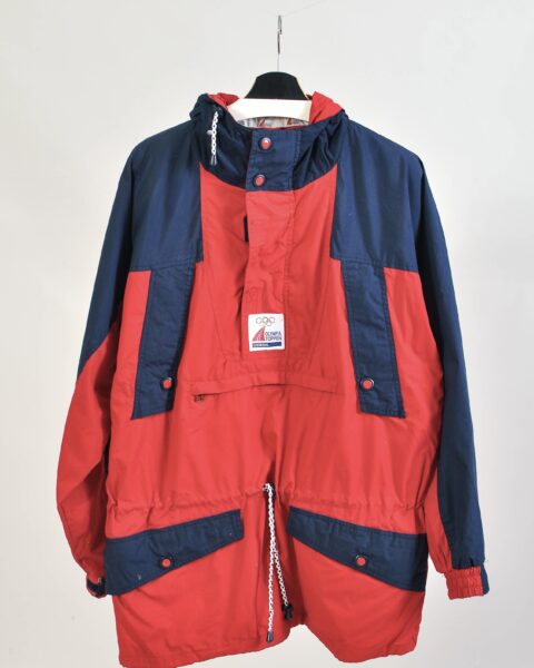 Vintage 1994 Lillehammer Olympic Games Norway Windbreaker Jacket - M