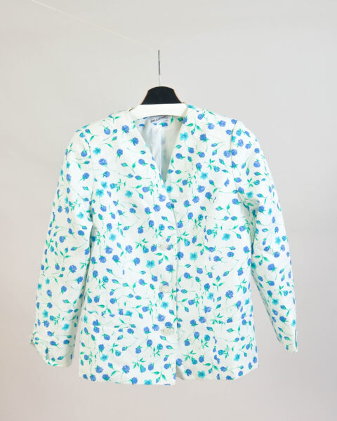 Vintage 90s Floral Print Jacket - M/L