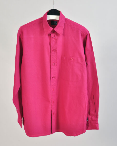 Vintage Y2K Pink Button Up Shirt - L