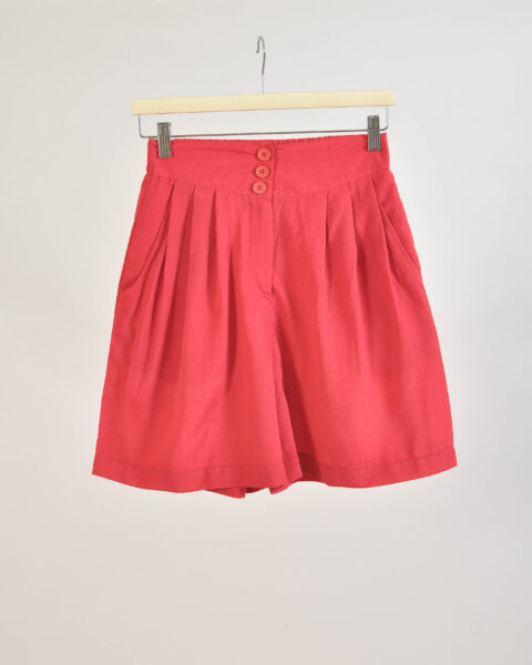 Vintage 90s Maroon Shorts Retro Casual Shorts - 36