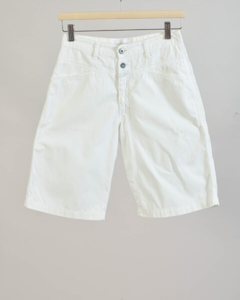 Vintage 90s White Knee Length Shorts - XS/S