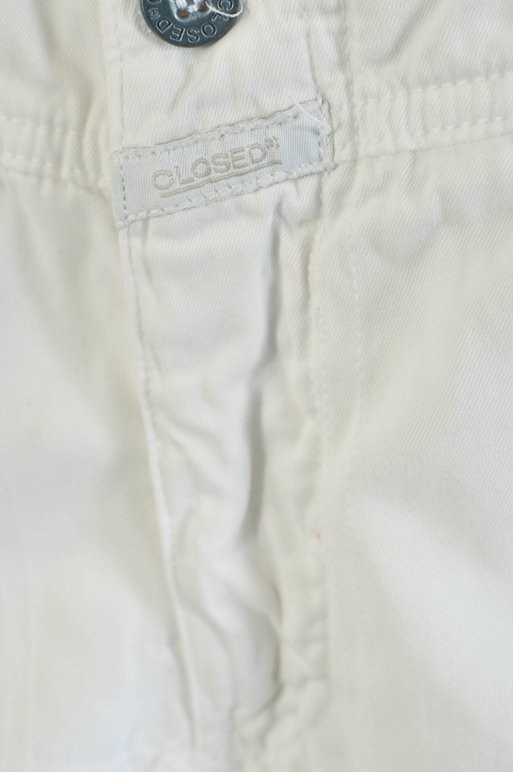 Vintage 90s White Knee Length Shorts - XS/S - Image 4