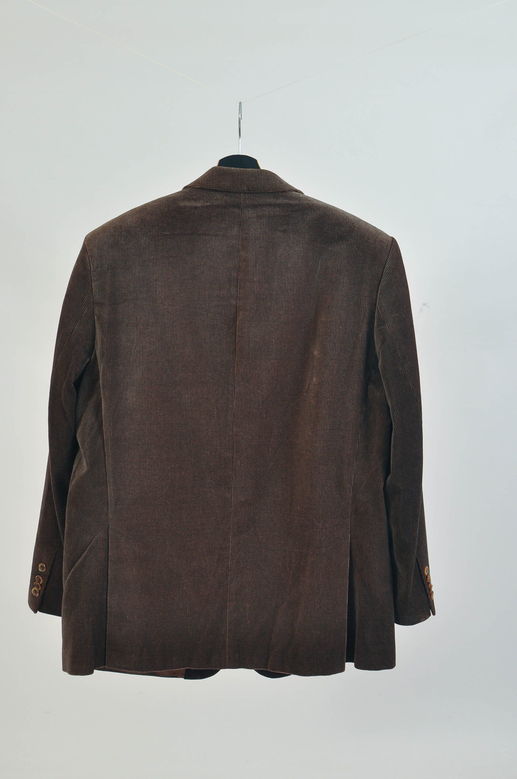 Vintage 00s Brown Velvet Blazer Jacket - XL/XXL - Image 3