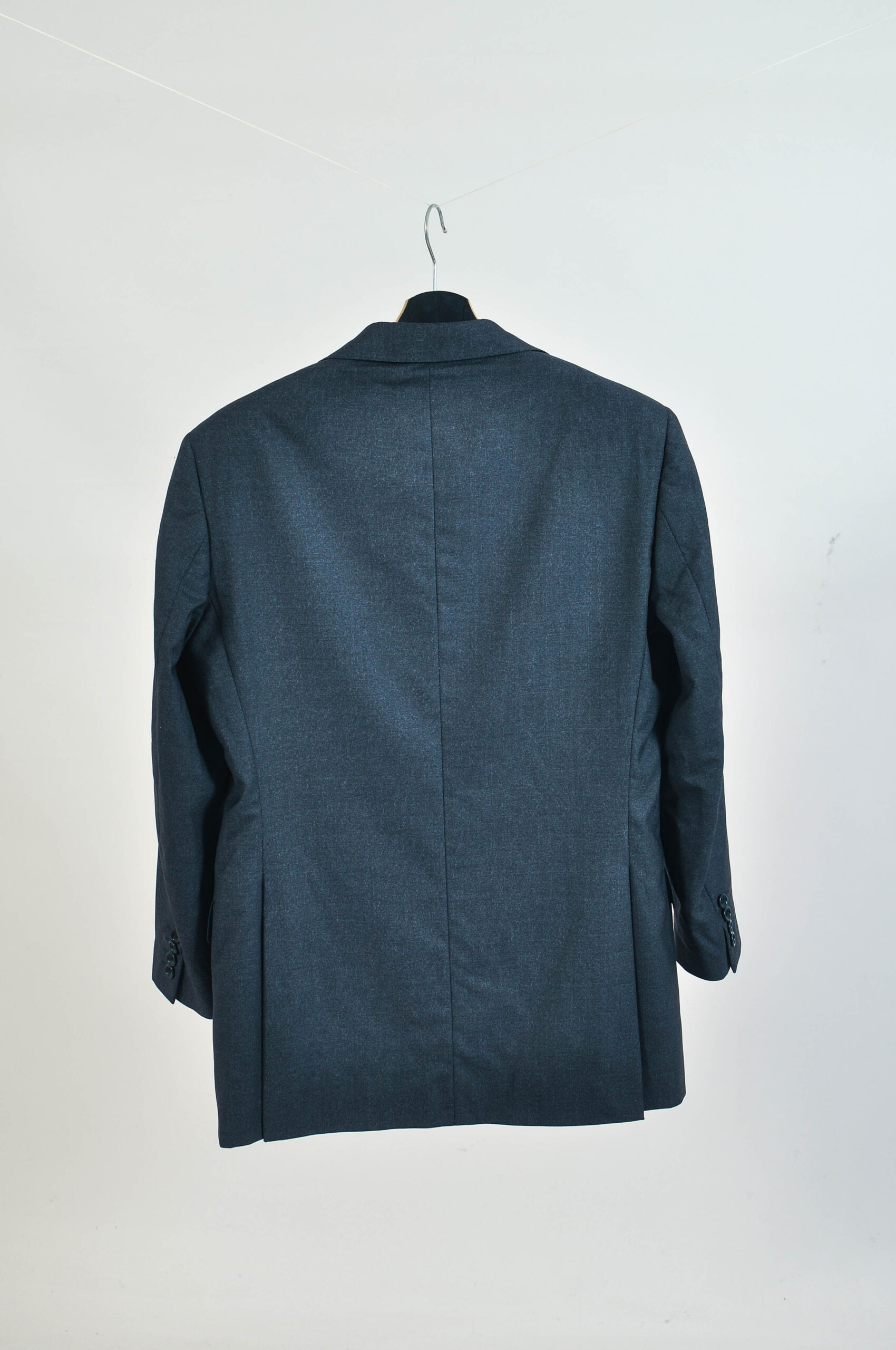 Vintage 00s Boggi Milano Navy Suit L/XL Size Cerruti Fabric - Image 5