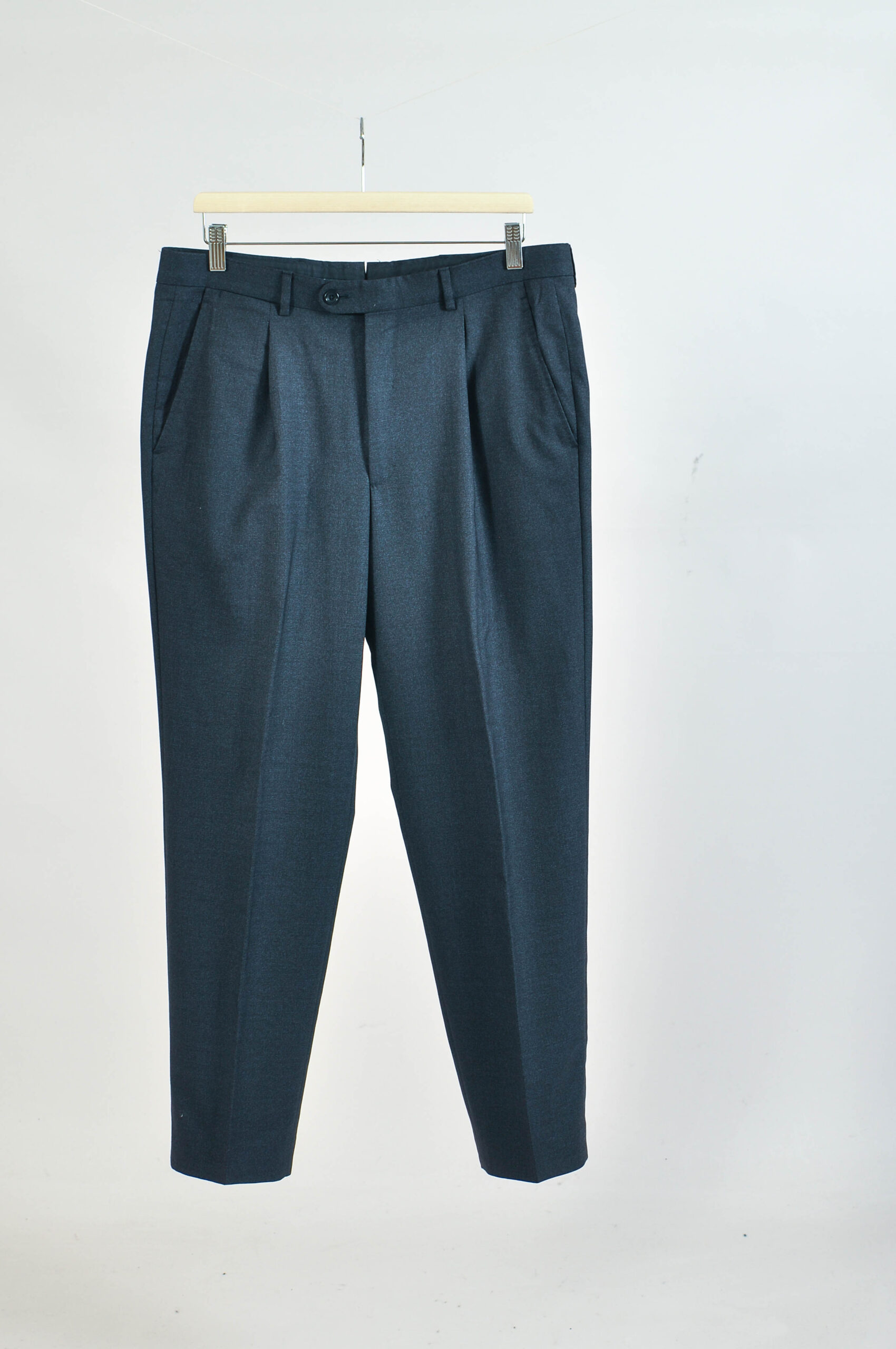 Vintage 00s Boggi Milano Navy Suit L/XL Size Cerruti Fabric - Image 8