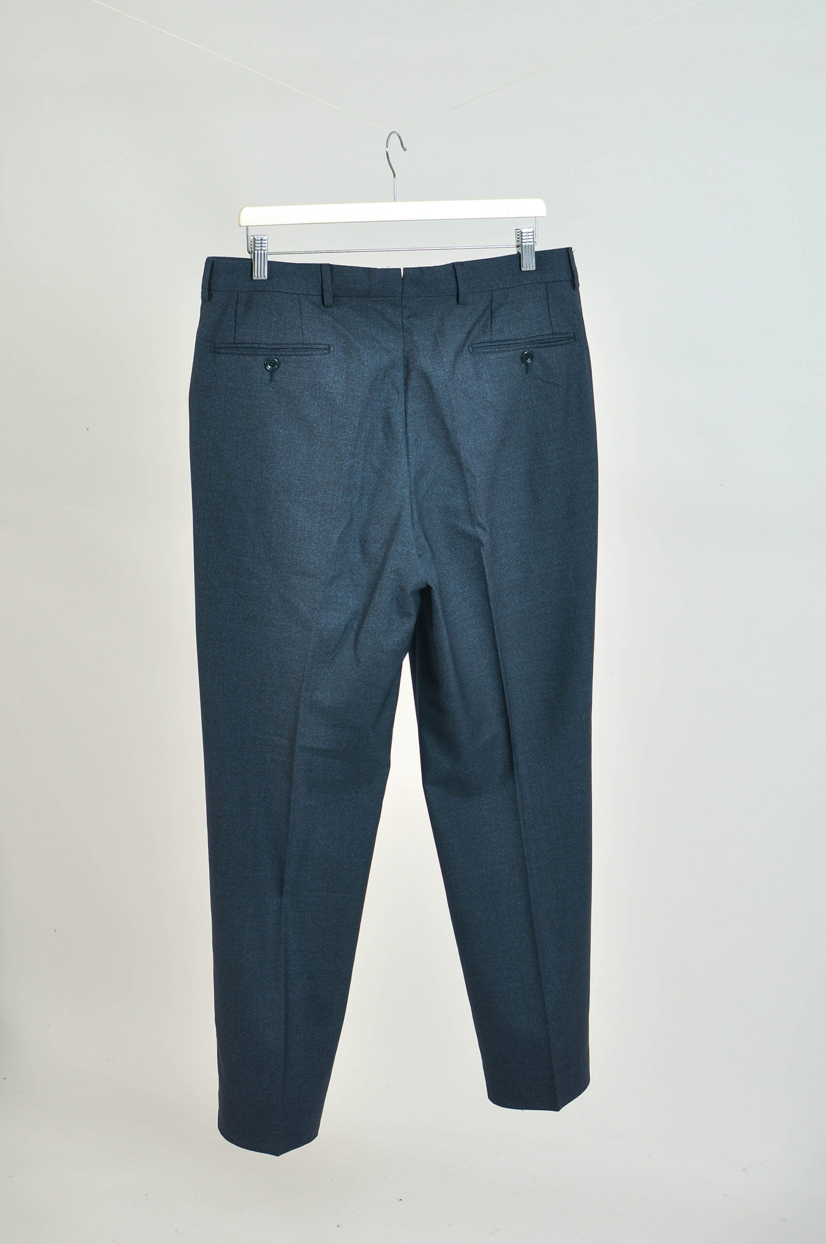 Vintage 00s Boggi Milano Navy Suit L/XL Size Cerruti Fabric - Image 9