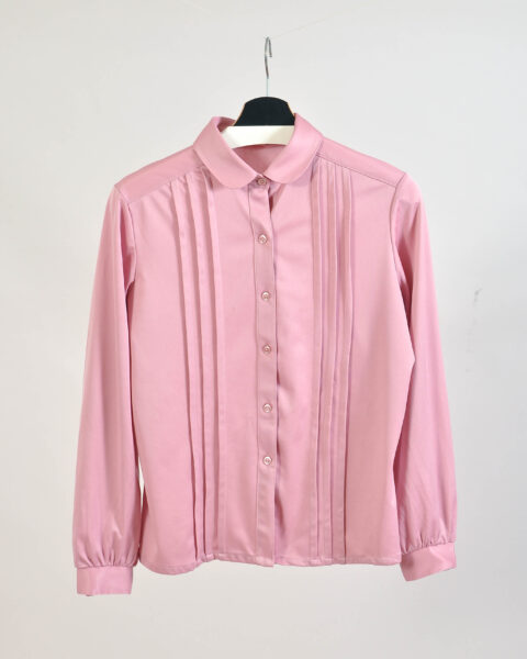 Vintage 90s Dusty Rose Shirt - L