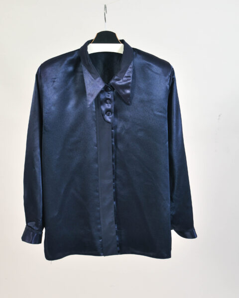 Vintage 90s Dark Navy Shirt - XL