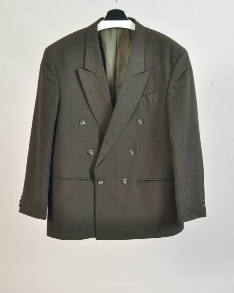 Vintage 90s Double Breasted Green Blazer - XL/XXL
