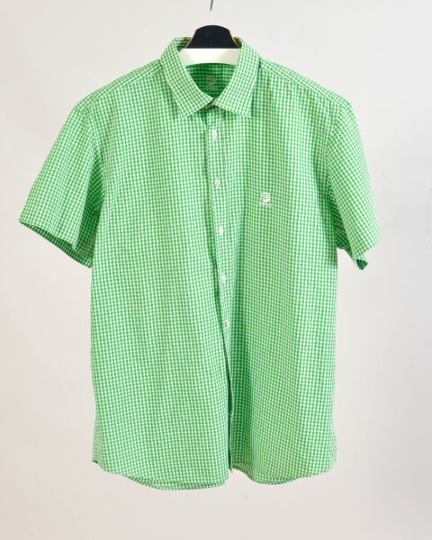 Vintage Y2K Adidas Checkered Cotton Shirt - 44