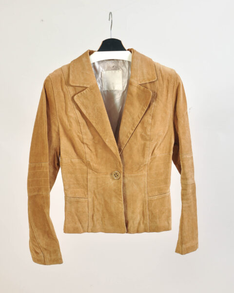Vintage Y2K  Suede Leather Jacket - 36