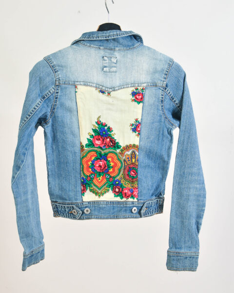 Vintage Y2K Reworked Denim Jacket - XS