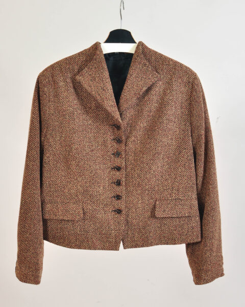 Vintage Y2K Brown buckle Jacket - 46