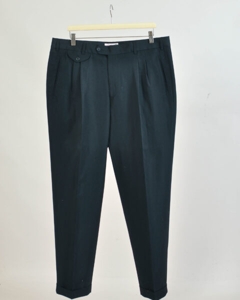 Vintage 90s Classic Black Trousers - XXL
